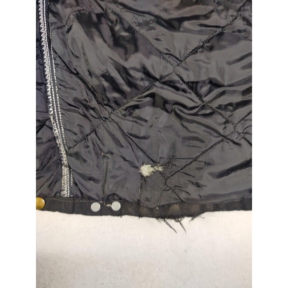 Carhartt‎ Bib Overalls Mens 40 Black R33 Insulated Quilted Workwear Double Knee - Picture 12 of 12